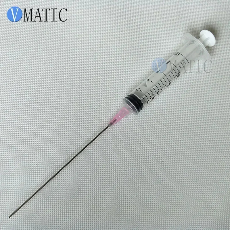5×10ml Industrial Liquid Transfer Kit ▶ 100mm(10cm) 18G Blunt Dispensing Set 🚚