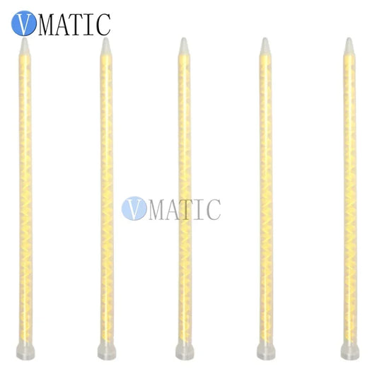 Free Shipping High Quality Plastic Resin Static Mixer MS 10-32 Mixing Nozzles For Duo Pack Epoxies (Yellow Core)
