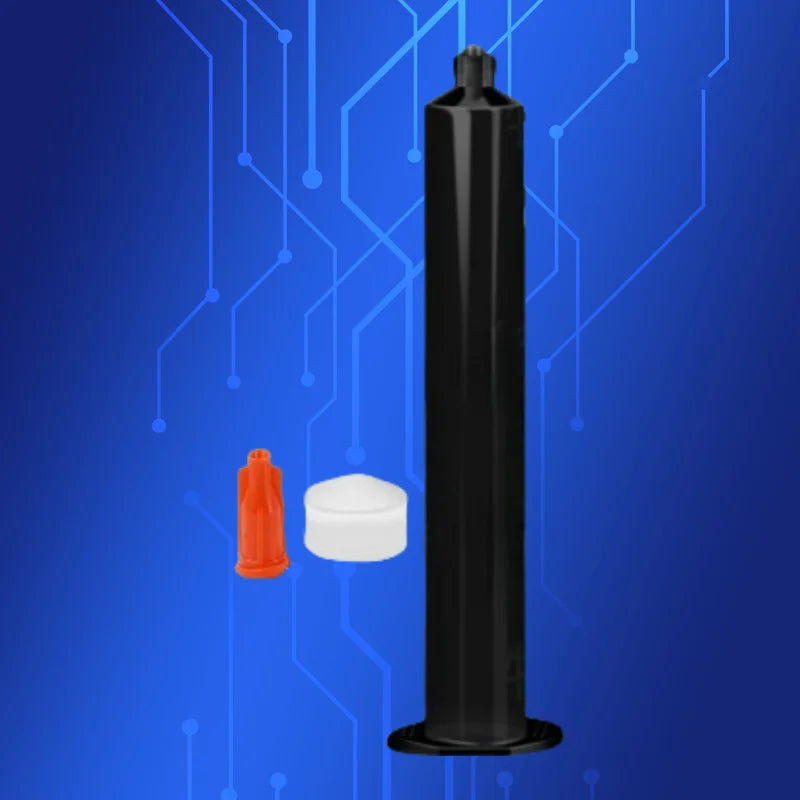 ‌280Sets Black UV-Resistant Pneumatic Syringe Kit 55ml | Full Dispensing System for SMT/Automotive Free Shipping‌