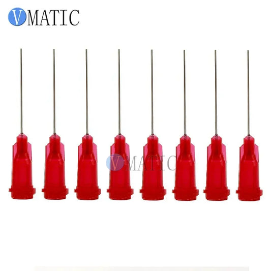 Free Shipping 1'' Inch Tubing Length 25G Stainless Steel Tip Dispensing Needles Syringe Needle Tips Dispenser Needle Tip