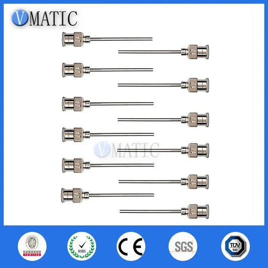 Free Shipping 12Pcs 1 Inch Tip Length 17G Metal Stainless Steel Needles
