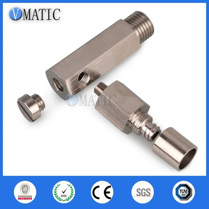 High Quality Liquid Glue Dispensing Valve Cartridge Syringe Feed Hole Extender Metal Fitting Adapter