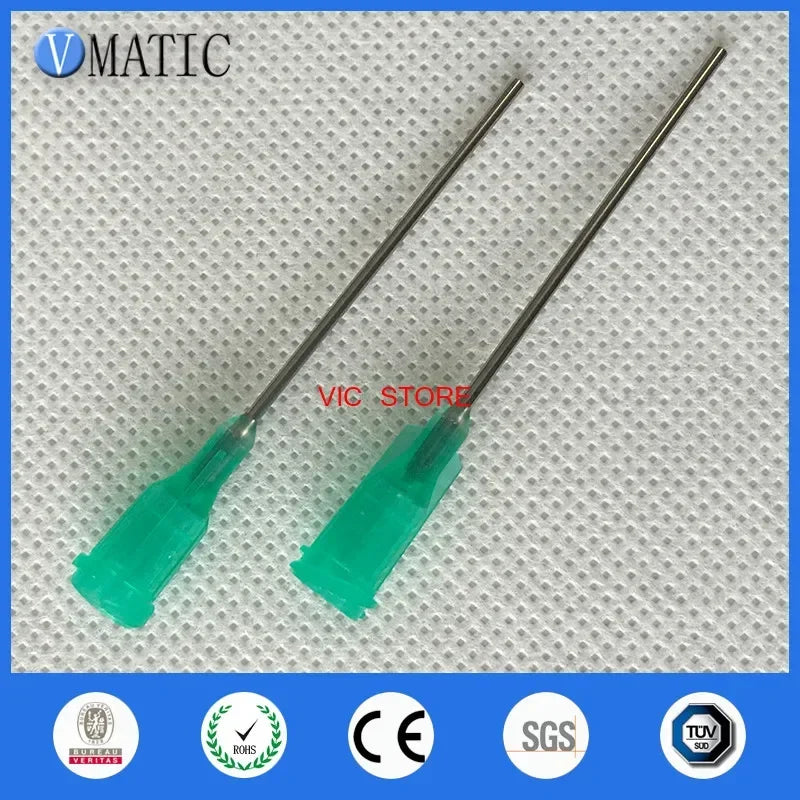 ‌18G Industrial Blunt Dispensing Needles 100PCS | 1" Stainless Steel Tips for SMT Free Shipping‌
