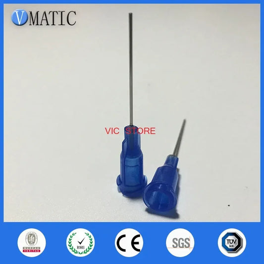 ‌22G Industrial Dispensing Needle 1.5" Bulk 100PCS | Stainless Steel Blunt Tips for Sealant/Adhesive Free Ship‌