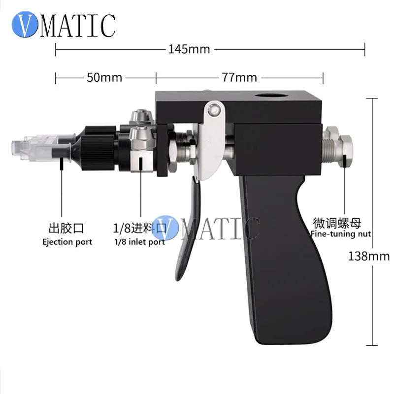 Free Ship VC-Q2323AB Pneumatic Handheld Dispensing Valve for Industrial Gluing, Precision Air-Powered Control Replacement Parts