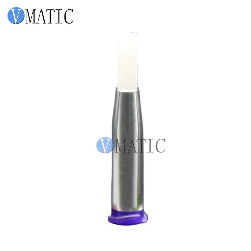 High Quality 21G Glue Dispensing Needle Brush Double Screw Thread Needles EFD Soft Round Dia 4mm Mouth Dispensing Needle Brush
