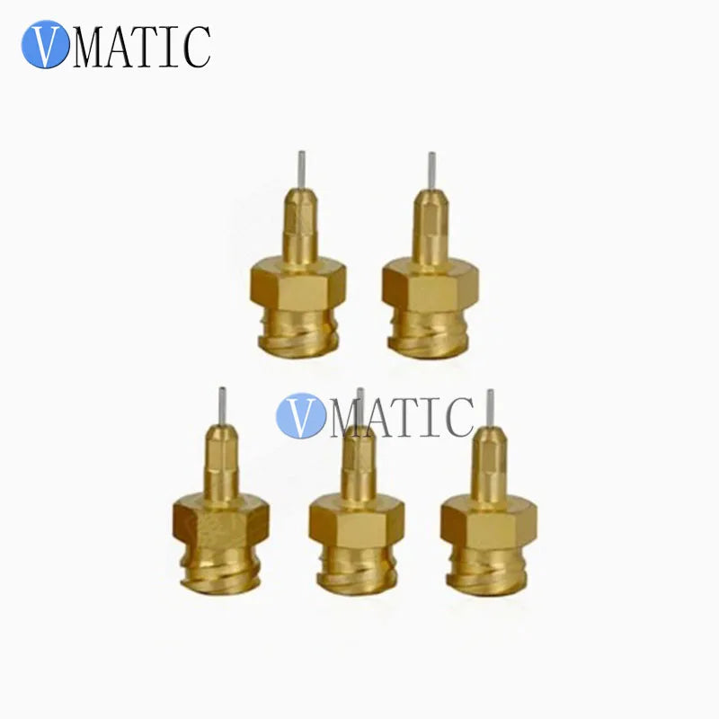 Free Shipping Luer Style Solid Brass Hot Glue Nozzle - Precision Anti-Drip Tip for Universal Glue Guns x 1pc