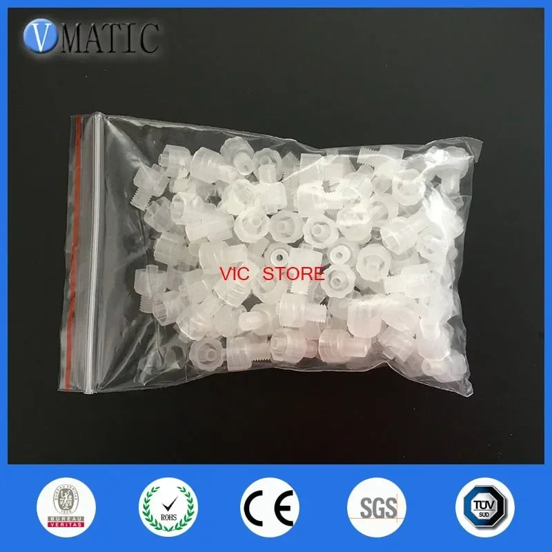 Male Luer Lock Connector | Polypropylene Tapered Syringe Fittings 100pcs ‌