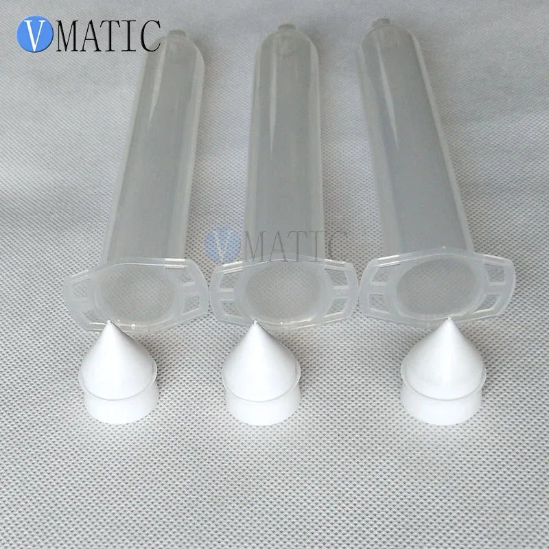 Free Shipping 50cc/ml Japan Type Transparent Glue Dispensing Syringe Barrel With Piston
