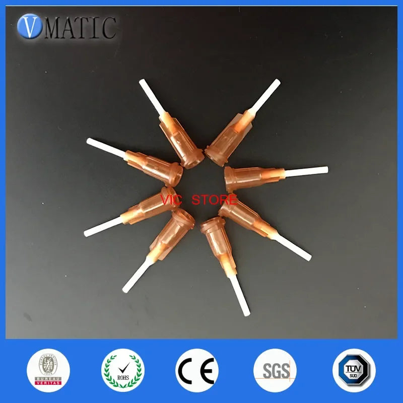 Free Shipping Quality 100Pcs 15G 1/2" Pp Flexible Glue Dispensing Needles Liquid Dispenser Needle Tip 1/2 Inch
