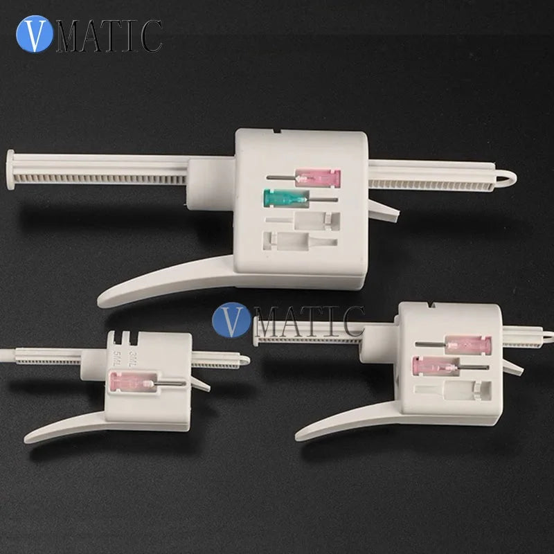 Manual Dual Cartridge Glue Gun 10/30/50cc for AB Glue, Solder Paste, Ink, Silicone - Dispensing Tools