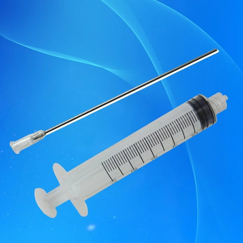 ‌10mL Luer Lock Dispensing Syringes Kit | 16G Blunt Needles with 10cm Tube for Thick Liquids (Epoxy/Oil/Lubricant) Non-Sterile‌