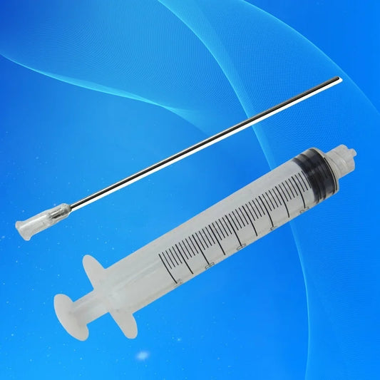 ‌10mL Luer Lock Dispensing Syringes Kit | 16G Blunt Needles with 10cm Tube for Thick Liquids (Epoxy/Oil/Lubricant) Non-Sterile‌