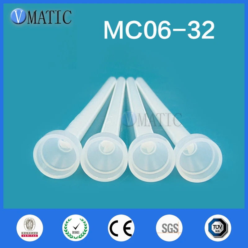 2023 High Quality Resin Static Mixer MC06-32 Mixing Nozzles For Duo Pack Epoxies (White Core)