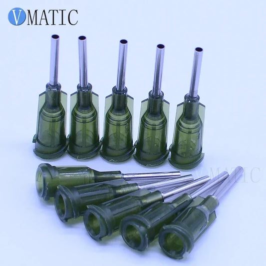 100×14G Precision Dispensing Nozzles ▶ 304SS+PTFE 🚚