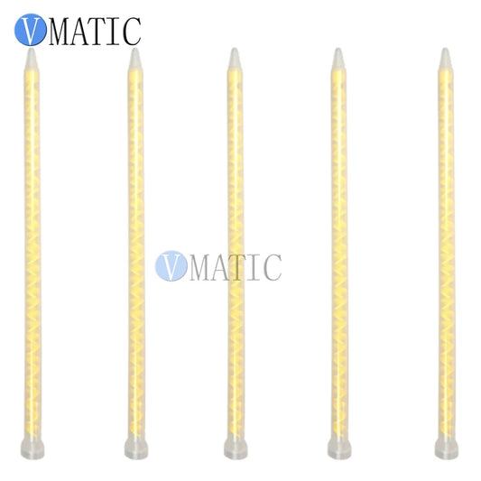 Free Shipping High Quality Plastic Resin Static Mixer MS 10-32 Mixing Nozzles For Duo Pack Epoxies (Yellow Core)