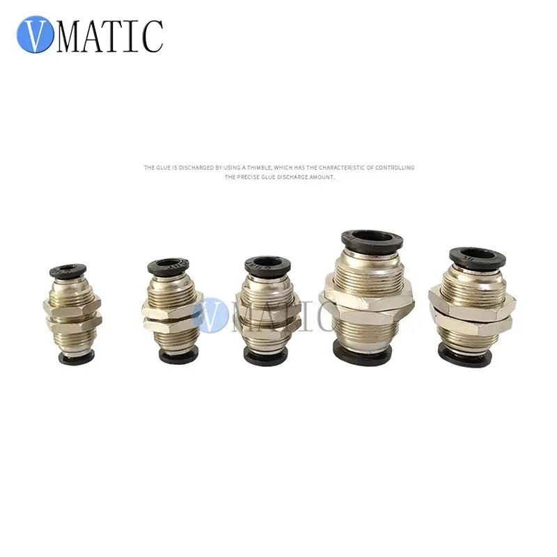 M4M6M8M10/M12 Threaded Tube To Tube Pipe Pneumatic Fitting Connector