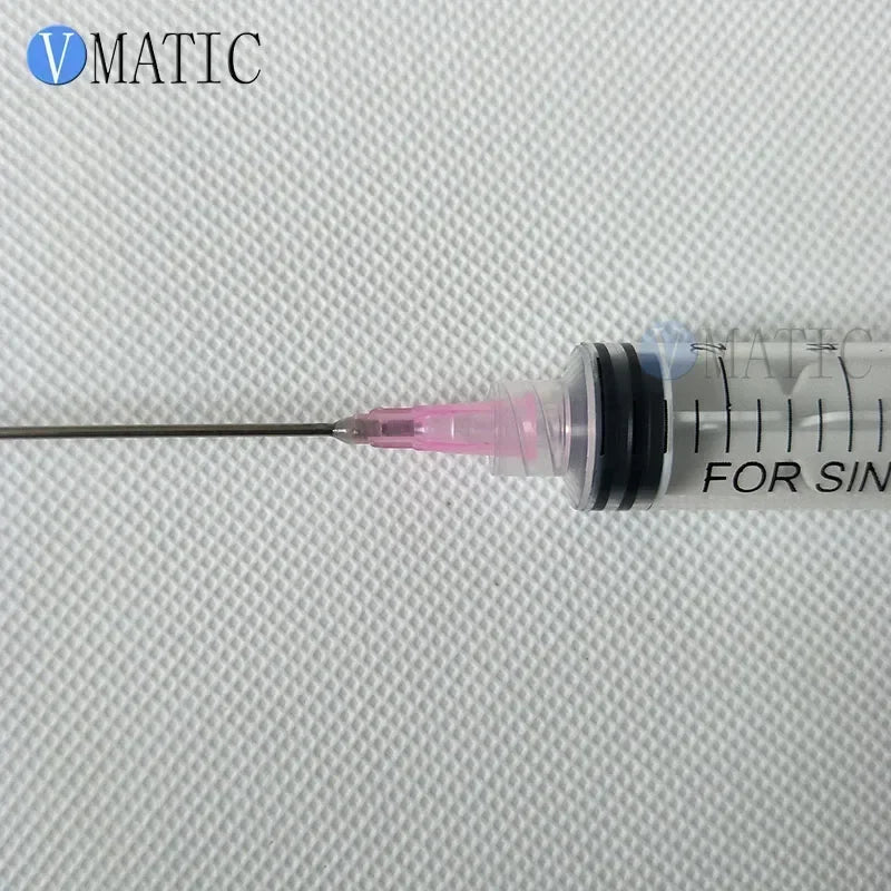 5×10ml Industrial Liquid Transfer Kit ▶ 100mm(10cm) 18G Blunt Dispensing Set