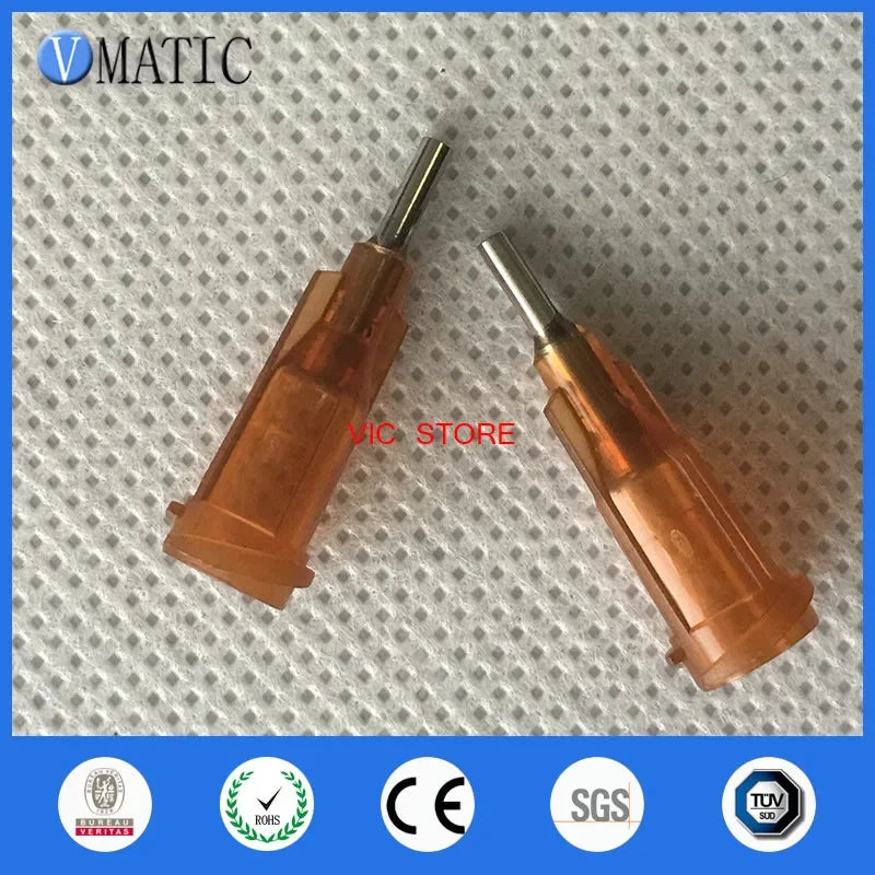 High Quality 100Pcs 15G 1/4 Inch Dispensing Glue Gun Needle Tip