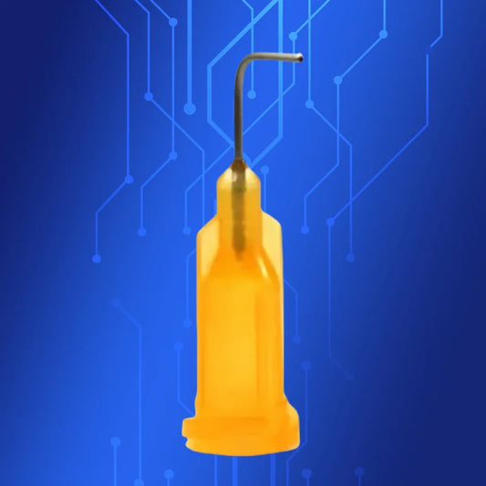 ‌Orange 23G 90° Blunt Dispensing Needle 0.5" | Surgical Steel Precision Tips for Crafts/Electronics Free Shipping‌