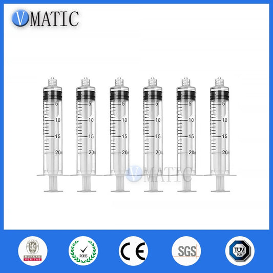 Free Shipping 20ml/20cc Luer Lock Glue Dispensing Plastic Manual Syringe