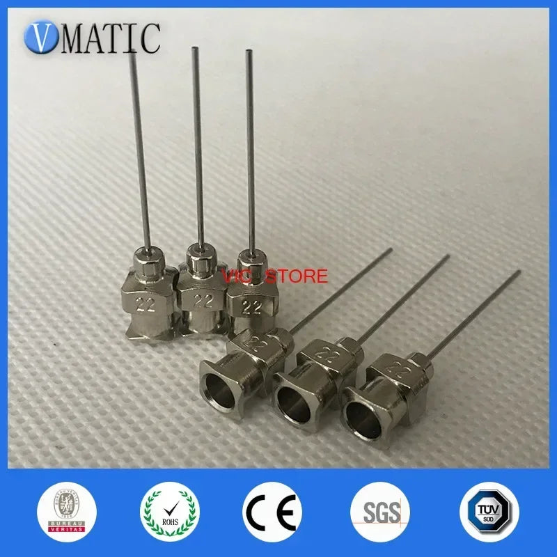 ‌12Pcs 22G Stainless Steel Needles 25mm | Multi-Size Dispensing Tips for Nail Art/Model Glue/Cosmetic DIY (Industrial Precision)