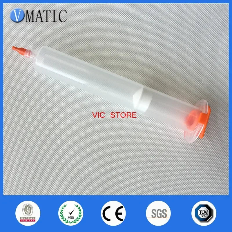 Free Shipping 280 Sets 55cc/ml Clear Air Pneumatic Syringe Luer Lock Tip Glue Dispensing Barrels With Piston/Stopper/End Cover
