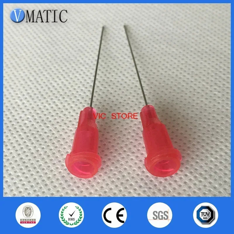 100×25G Industrial Dispensing Tips ▶ 1.5" Precision Fluid Control System（0.5mm ID/PTFE Coating）🚚