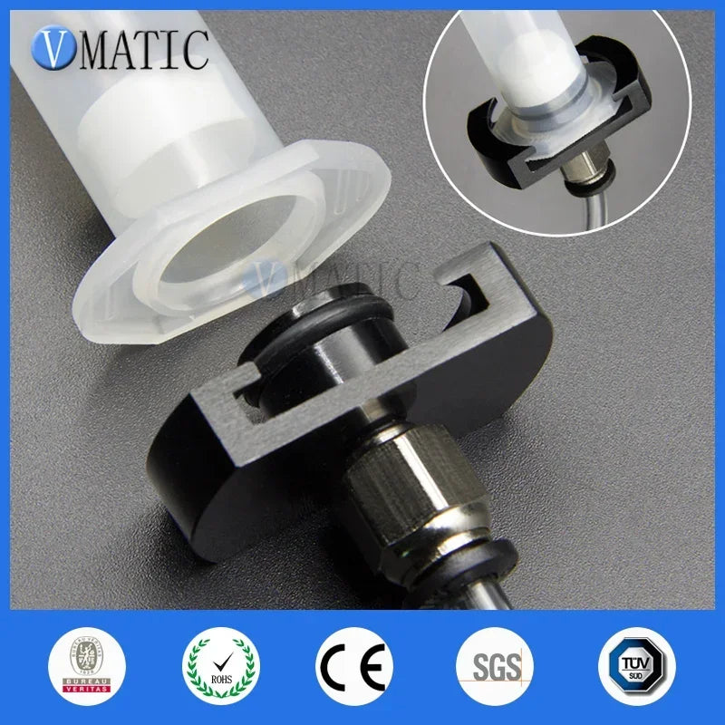 Free Shipping 5pcs High Quality IEI Japanese Type Glue Dispensing Pneumatic Syringe Barrel Valve Robot Alloy Adapter
