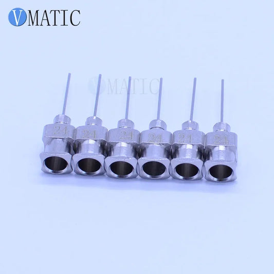 Free Shipping 12pcs 0.5 inch Tip Length 24G Stainless Steel Needles 1/2 Inch