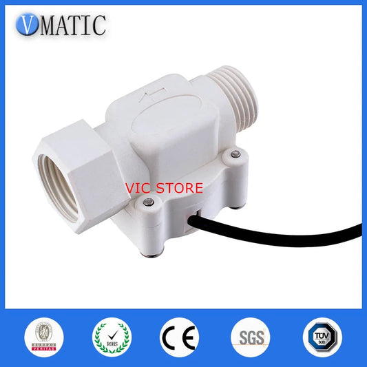 High Quality 10Pcs VC668-B White Color Automatic Plastic Magnetic Oil Signal Electronic Water Flow Switch Sensor