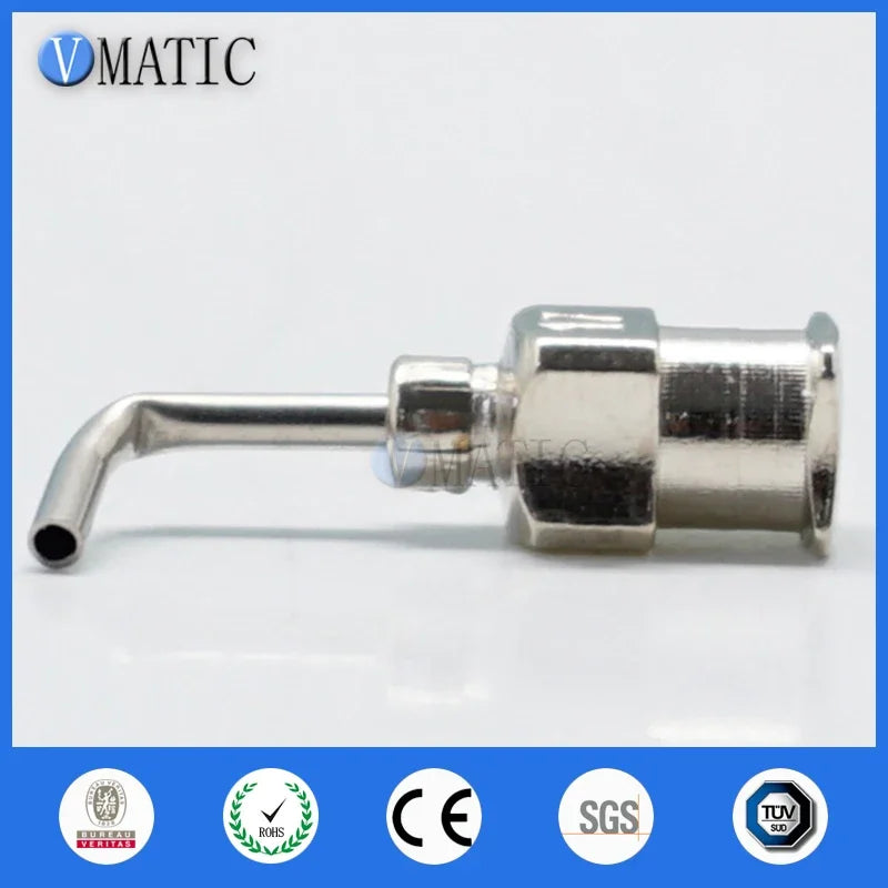 High Quality 12 Pcs 1/2 Inch 90 Degree Bent 13 - 30G Stainless Steel Glue Fluid Dispensing Blunt Needle