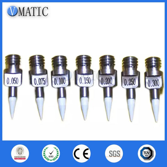 Free Shipping Musashi Split-Type High Precision Glue Dispensing Head Ceramic Microporous ASM Coating Adhesive Nozzle Tip