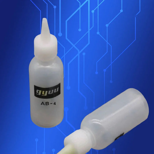 ‌Industrial 50ml LDPE Glue Bottle | Precision Dispensing Needle 1"18G Blunt Tip (Chemical-Resistant) Free Shipping‌