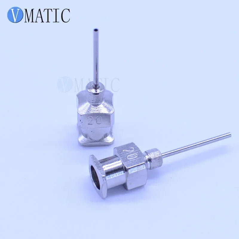 High Quality 1/2 Inch Tip Length 20G All Metal Blunt Stainless Steel Glue Dispensing Syringe Needles Tips 12Pcs