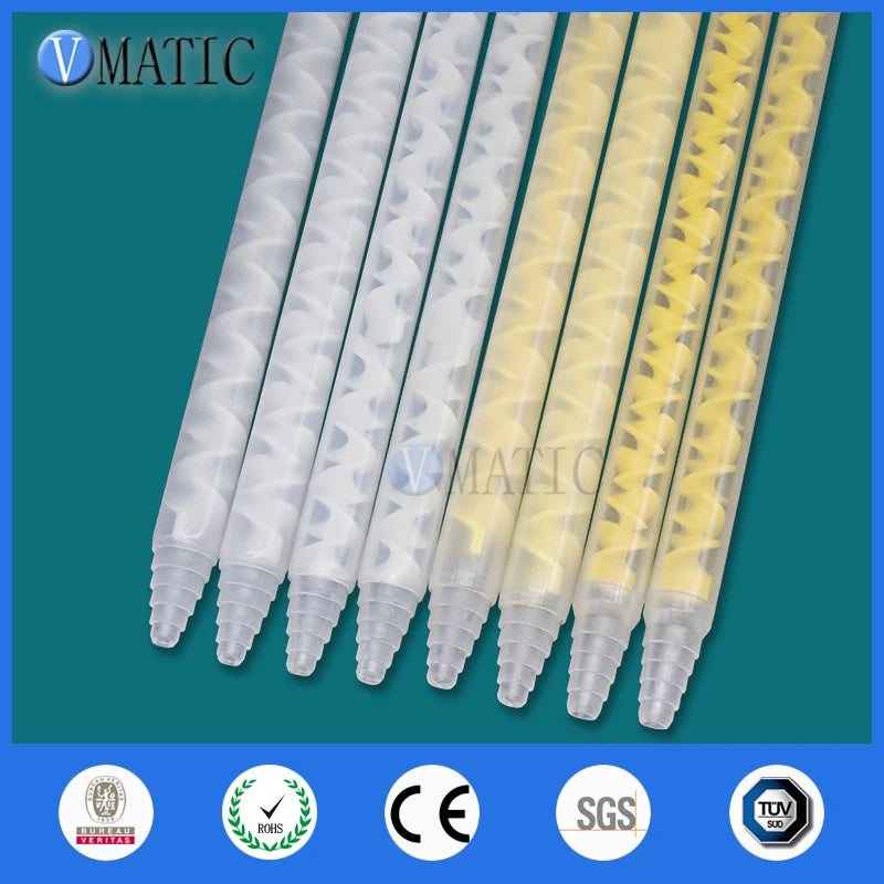 High Quality Plastic Resin Static Mixer Ms13-36 Mixing Nozzles For Duo Pack Epoxies (Yellow Core)