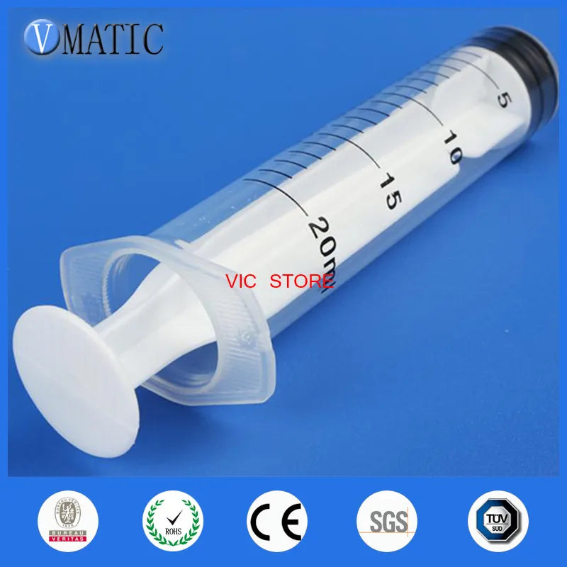 High Quality 20ml/20cc Luer Lock Glue Dispensing Plastic Manual Syringe
