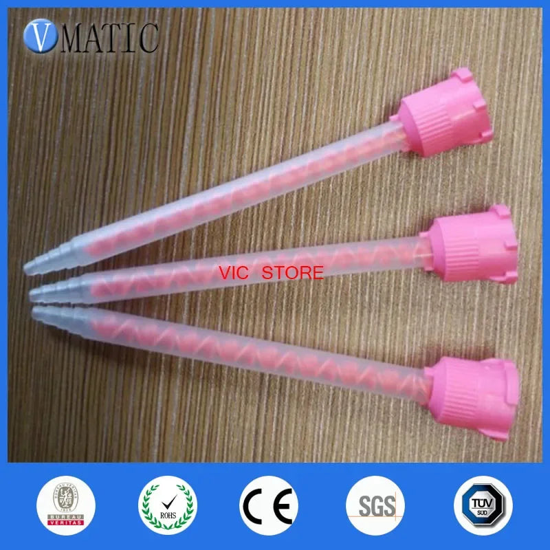 Free Shipping 10 Pcs Resin Static Mixer Round MB5.4-16S (10:1) Mixing Nozzles For 10:1 Caulking Gun