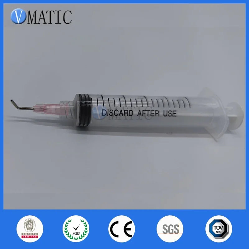 Free Shipping Plastic Glue Dispensing Needles 18G 1/2 Inch 45 Degree Bent Industrial Bent Syringe Dispenser Needles 100pcs
