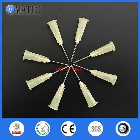 Free Shipping 100Pcs  0.5'' 19G Quality Pinhead For Glue Dispensing Machine Syringe Needle Glue Dispenser Needle Tip 1/2 Inch