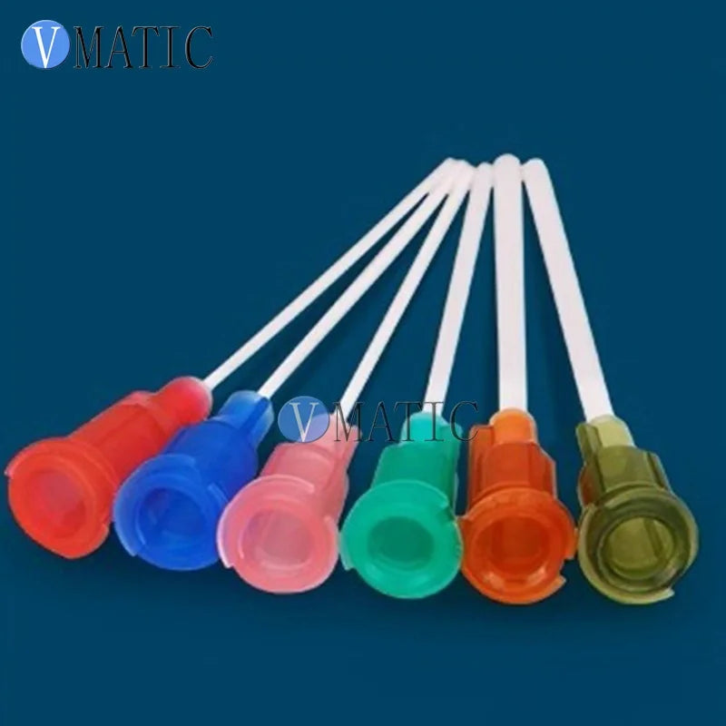 ‌600Pcs PP Flexible Dispensing Needles 14-25G Mix | 1'' Length Multi-Size for Cosmetics/Electronics (Anti-Clog) Free Shipping‌