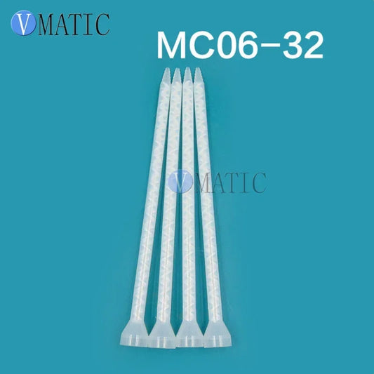 MC06-32 Industrial Static Mixer Nozzle ▶ For 2-Component Epoxy Resin (White Core) 🚀 ≤0.5% Mixing Deviation