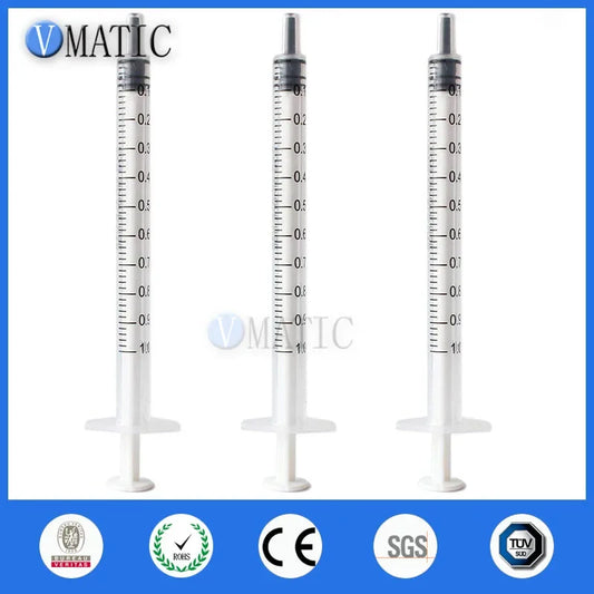 Free Shipping 100Pcs High Quality 1ml/cc Plastic Glue Dispensing Syringe