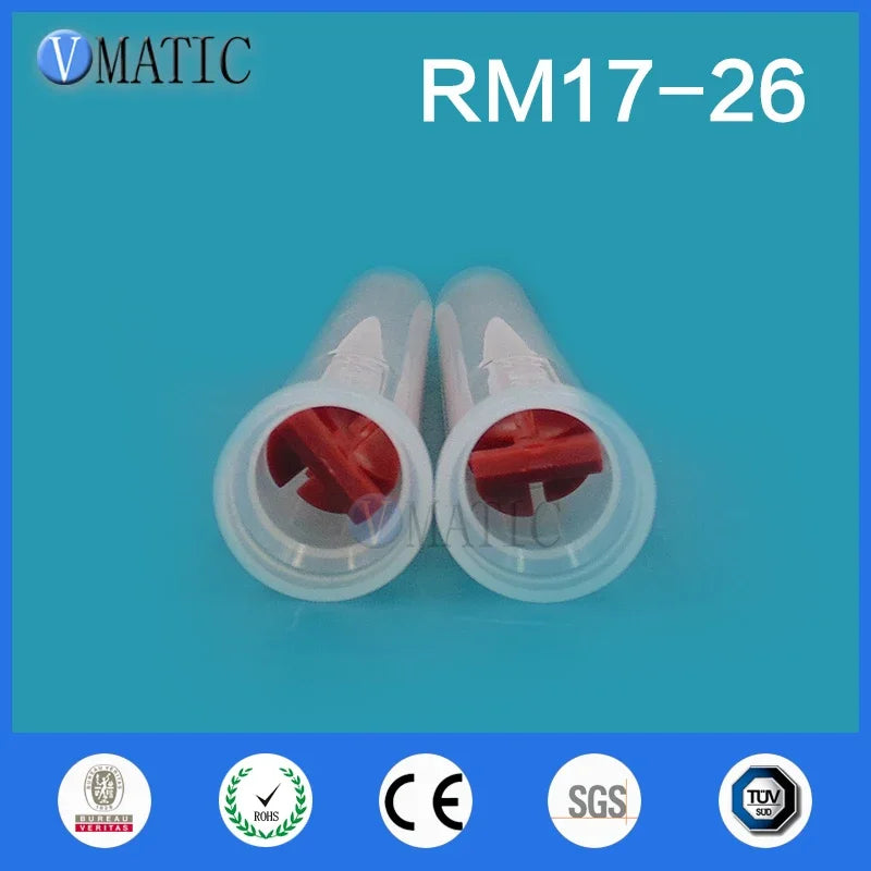 Free Shipping Quality 5pcs Resin Static Mixer MR17-26 Mixing Nozzles for Duo Pack Epoxies