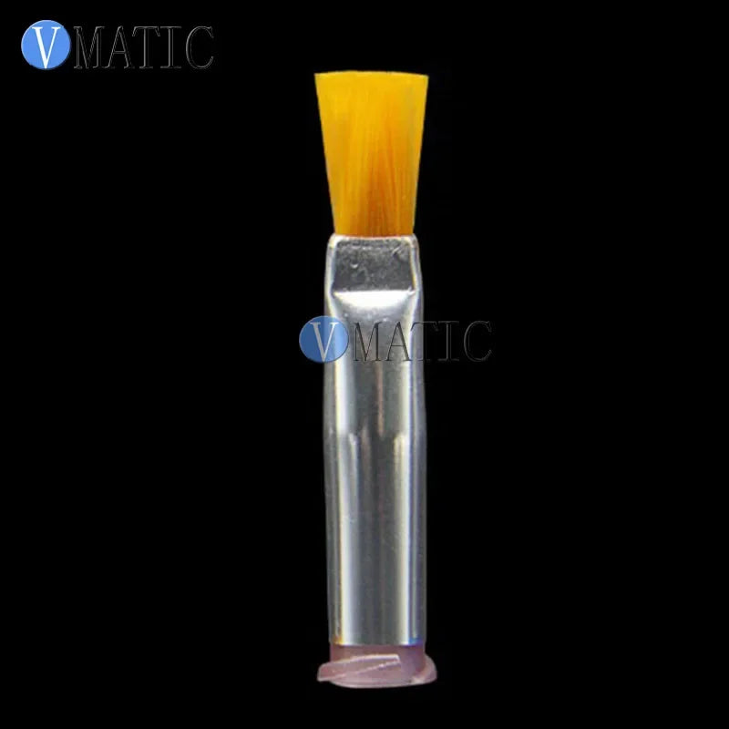 Free Shipping 14G-27G Flat 4mm Liquid Glue Dispensing Needle Hard Brush x 10pcs