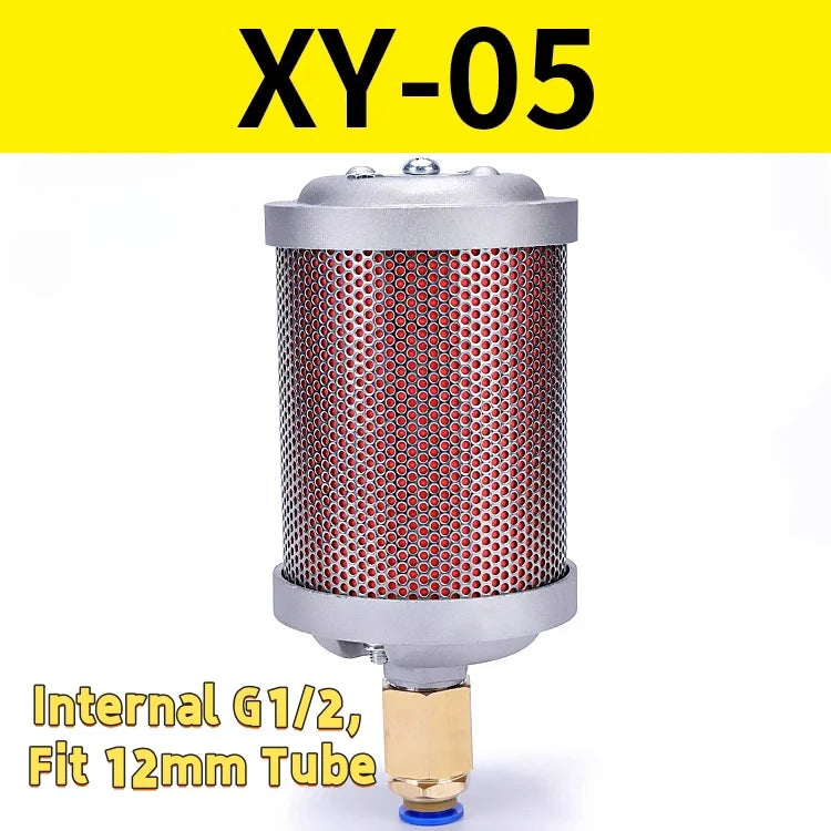 Free Shipping XY-05 Noise Reduction 07 Dryer Silencer Exhaust Muffler Pneumatic Diaphragm Pump 20/15/12