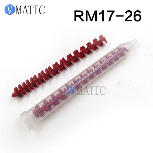 Free Shipping Plastic High Quality 5Pcs Resin Static Mixer MR17-26 Mixing Nozzles For Duo Pack Epoxies