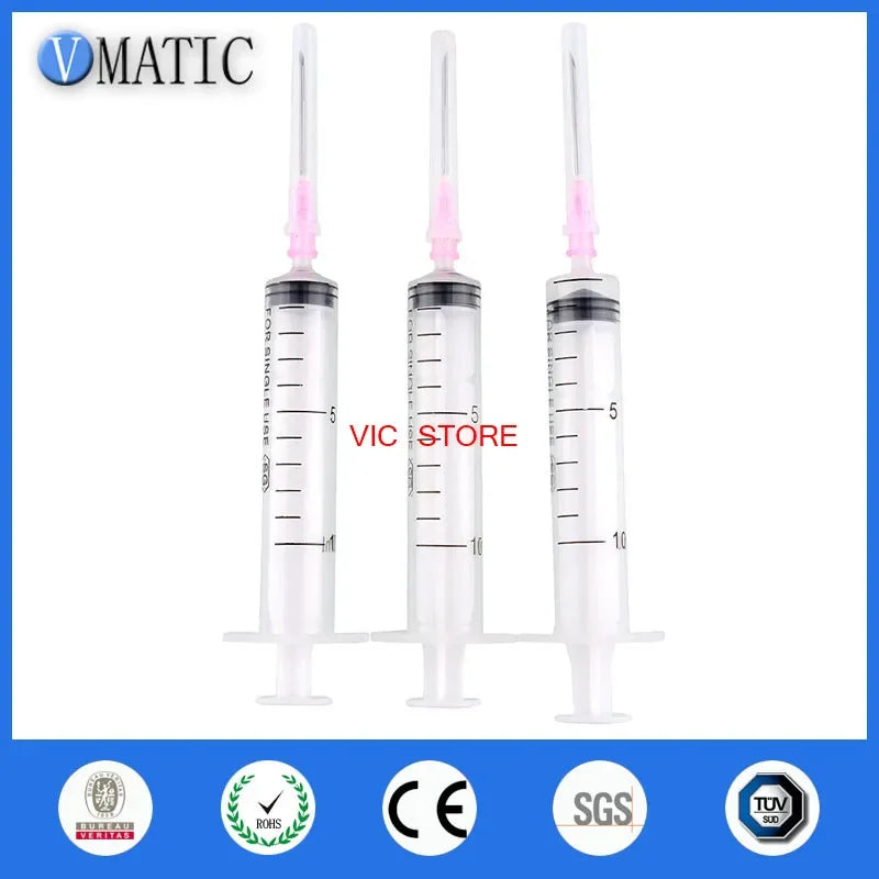 ‌10PCS 10ml SMT Dispensing Syringe Kit | Precision Glue Applicator for PCB/Electronics/Resin Free Shipping‌