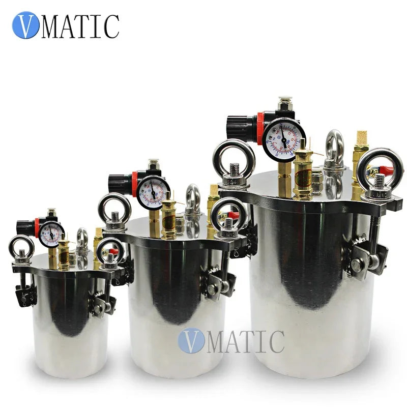304 Stainless Steel Barrel Factory Direct Sales Pneumatic Pressure Tank 4L