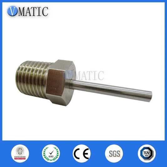 High Quality Glue Liquid Stainless Steel Needle M4 Luer Lock Thread Fitting Blunt Needle Tube Length 50mm